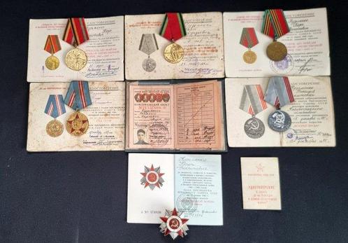 Russie - Récompense - Set of Awards with Documents for One, Verzamelen, Militaria | Algemeen