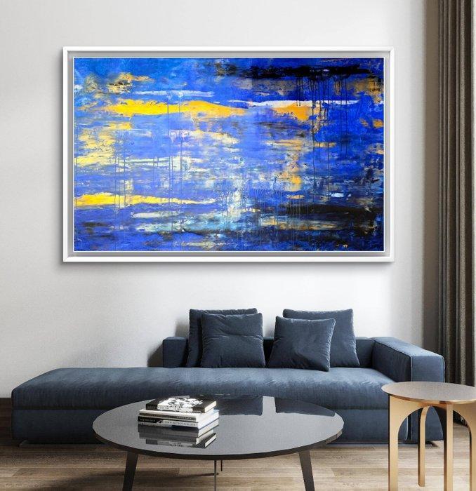 Micha Lenartowicz - Touch of Gold - XXL, Antiquités & Art, Art | Peinture | Moderne