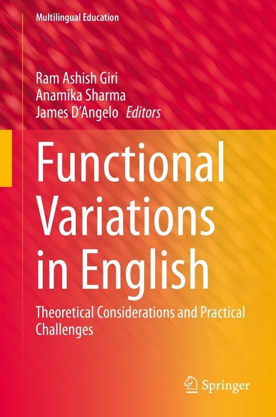 Functional Variations in English 9783030522247, Boeken, Taal | Engels, Zo goed als nieuw, Verzenden