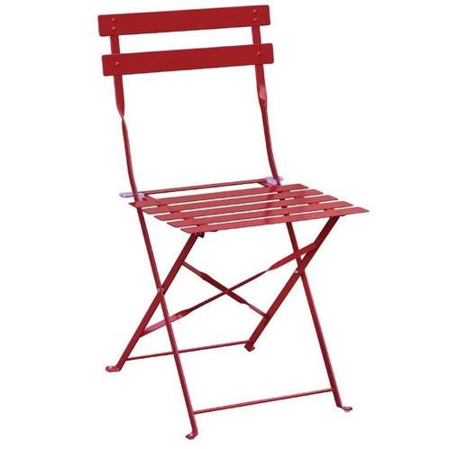 Opklapbare stoel rood | 2 stuks | Zithoogte 44cm |Bolero, Articles professionnels, Horeca | Équipement de cuisine, Envoi