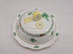 Herend - Boterschotel - Porselein - Apponyi Vert met de hand