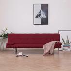 vidaXL Canapé-lit avec deux oreillers Rouge bordeaux, Maison & Meubles, Canapés | Salons, Neuf, Verzenden