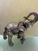 Miniatuur beeldje - Elefante argento - .925 zilver, Antiek en Kunst