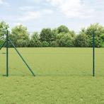 vidaXL Hexagon Fencing Groen 1.4x10 m Staal, Verzenden, Nieuw