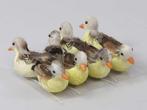 Eendjes Geel Bruin 7 cm 8 stuks, Hobby en Vrije tijd, Nieuw
