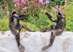 sculptuur, Musical frogs - 15 cm - Gepatineerd brons