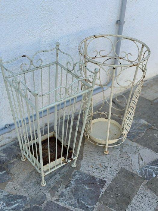 Paraplustandaard/rek - Smeedijzer - Italië - portaombelli, Antiek en Kunst, Curiosa en Brocante