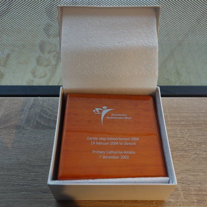 Nederland. 10 Euro 2004 Geboortemunt eerste slag cassette, Postzegels en Munten, Munten | Europa | Euromunten