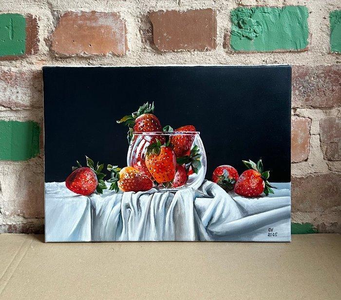 Alexander Nakonechny (1971) - Interior painting with, Antiek en Kunst, Curiosa en Brocante