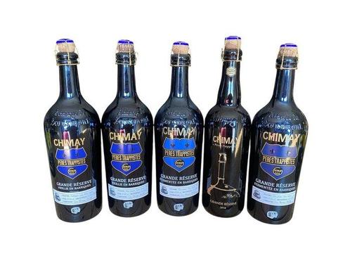 Chimay - Grote Reserve 2016, 2017, 2018, 2018 & 2019 - 75cl, Verzamelen, Wijnen