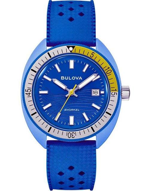 Bulova - NO RESERVE PRICE - SNORKEL Blue Tang - Hybrid, Handtassen en Accessoires, Horloges | Heren