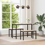 vidaXL Bank Naturel 80 x 35 x 45 cm Massief grenenhout, Huis en Inrichting, Verzenden, Nieuw