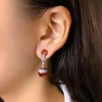 Oorbellen - 18 karaat Witgoud - 0.20ct. tw. - Diamant, Nieuw