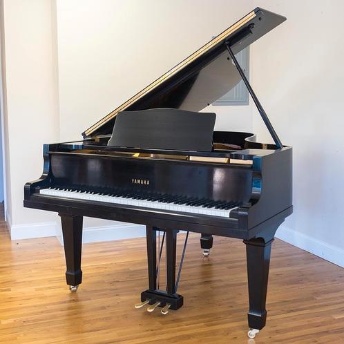 Piano à queue Yamaha C3 - Garantie: 10 ans - Pianos Michiels, Musique & Instruments, Pianos, Noir, À queue, Comme neuf, Brillant