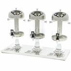 Drankendispenser | RVS | 3x 8L | Passief Koelbaar |, Verzenden, Nieuw in verpakking
