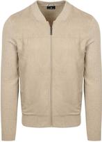 State Of Art Vest Zip Bomber Beige maat Maat 52/54 (L) Heren, Verzenden