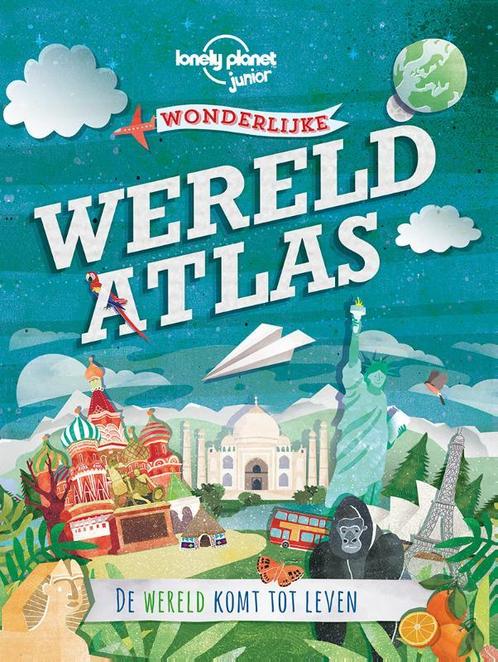 Wonderlijke wereldatlas / Lonely Planet Junior 9789021559346, Boeken, Overige Boeken, Zo goed als nieuw, Verzenden