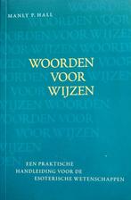 WOORDEN VOOR WIJZEN 9789075045109 M.P. Hall, Verzenden, Gelezen, M.P. Hall