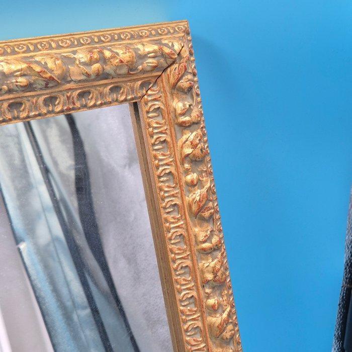 Spiegel- Prachtige facettenspiegel in een gouden lijst -, Antiquités & Art, Curiosités & Brocante