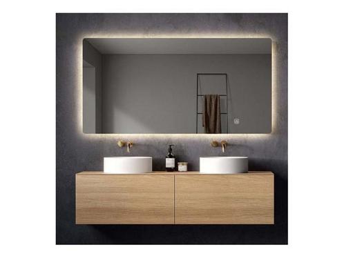 Saniclear Aspen spiegel 120x70cm en spiegelverwarming, Huis en Inrichting, Woonaccessoires | Overige, Nieuw, Verzenden