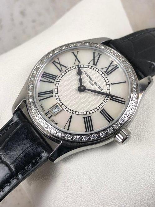 Frédérique Constant - Classics Lady Diamonds 0,47ct -, Handtassen en Accessoires, Horloges | Heren