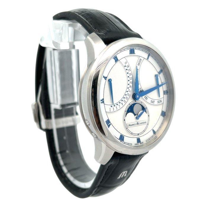 Maurice Lacroix - Masterpiece Moonphase Retrograde -, Handtassen en Accessoires, Horloges | Heren