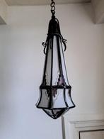 Amsterdamse school - Plafonnier suspendu - Vitrail - rare, Antiek en Kunst