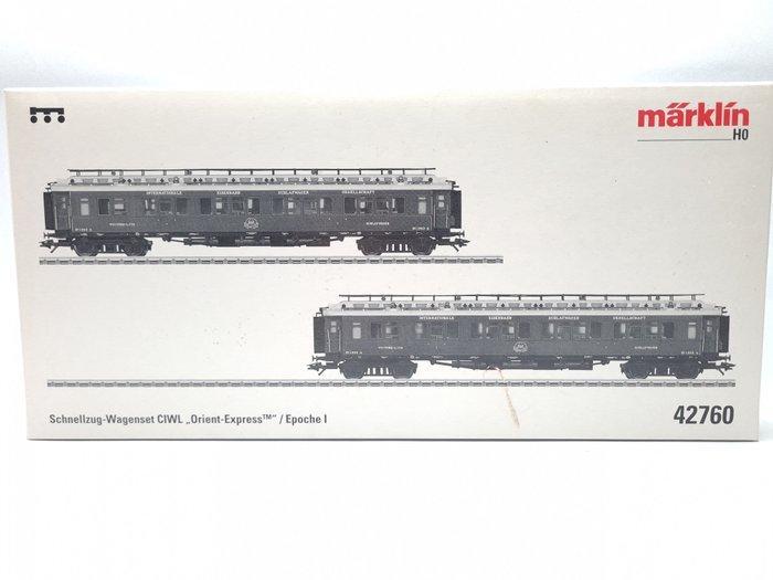 Märklin H0 - 42760 - Modeltrein personenwagonset (1) -, Hobby en Vrije tijd, Modeltreinen | H0