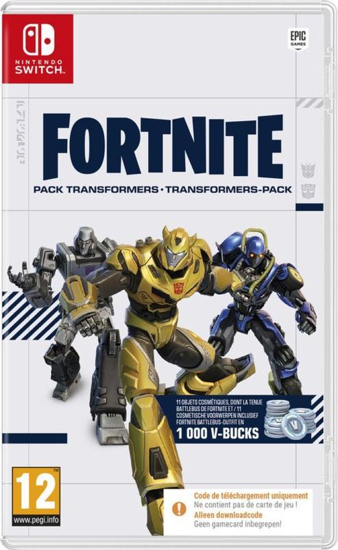 Fortnite Transformers pack (Nintendo Switch nieuw), Consoles de jeu & Jeux vidéo, Jeux | Autre, Enlèvement ou Envoi