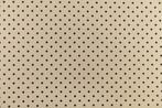 Stof 10,50 x 1,40 meter Panama in katoenmengsel met beige