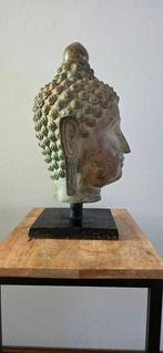 Boeddha hoofd - Brons, Hout - Thailand - 21e eeuw, Antiquités & Art