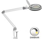 Loeplamp 127mm lens-5 dioptrie-LED-DIMBAAR, Hobby & Loisirs créatifs, Loeplamp, Verzenden