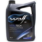 Wolf Vitaltech 15W40 Extra Motorolie 5 Liter, Autos : Divers, Produits d'entretien, Ophalen of Verzenden