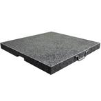 Malibu parasolvoet 75 kg met 2 wielen en handgreep