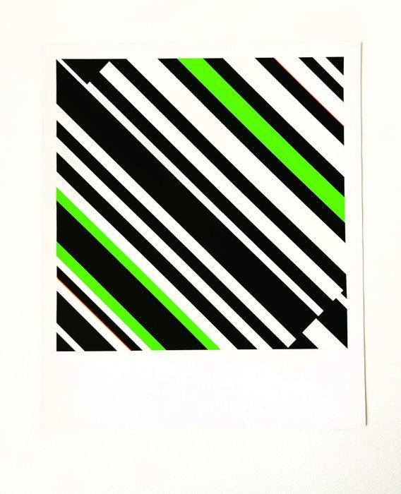 Günter Fruhtrunk (1923-1982) - Grün im Quadrat² XVIII, Antiquités & Art, Antiquités | Autres Antiquités