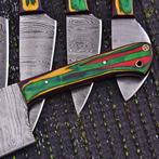 Couteau de cuisine - Chefs knife - Acier plié, bois Pakka -