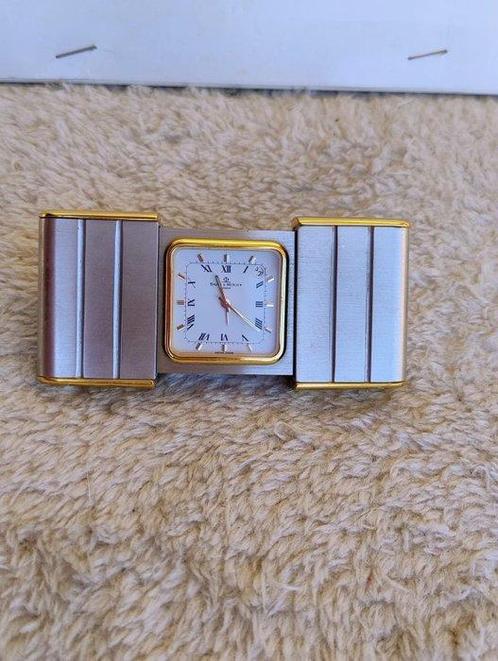Wekker - Baume & Mercier -   Staal, Verguld - 1990-2000, Antiek en Kunst, Antiek | Klokken