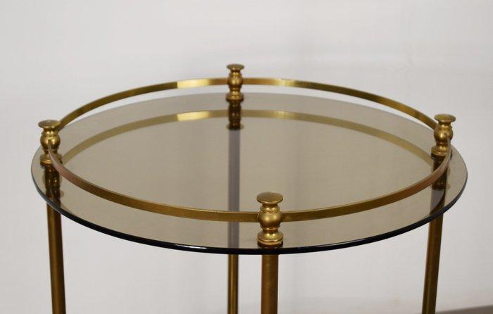 Serveerwagen - Messing, Glas, Antiek en Kunst, Antiek | Meubels | Stoelen en Sofa's