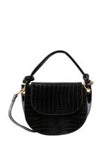 PIECES crossbody tas met crocoprint zwart, Verzenden, Nieuw