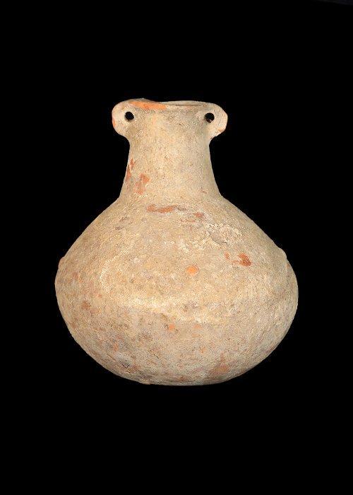 Amlash Terracotta Vaartuig met twee lusgrepen, Antiek en Kunst, Antiek | Overige Antiek