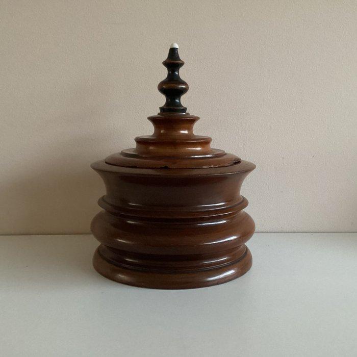 Tabakspot - Biedermeier - Mahonie, Ebbenhout, Vruchtenhout, Antiek en Kunst, Antiek | Overige Antiek