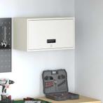 vidaXL Wit Poedergecoat staal, Huis en Inrichting, Kasten | Overige, Verzenden, Nieuw