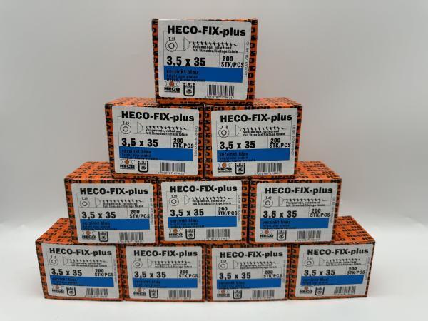 Veiling - Heco schroeven 2000 stuks 3,5x35mm (T15) verzinkt, Doe-het-zelf en Bouw, IJzerwaren en Bevestigingsmiddelen