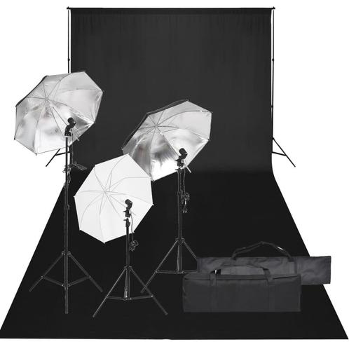 VD Fotostudioset met verlichtingsset en achtergrond, Auto diversen, Autogereedschap, Verzenden