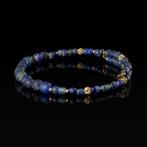 Oud-Romeins Bracelet, met Romeinse blauwe glazen kralen