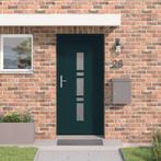 vidaXL Voordeur Antraciet PVC, Doe-het-zelf en Bouw, Deuren en Vliegenramen, Verzenden, Nieuw