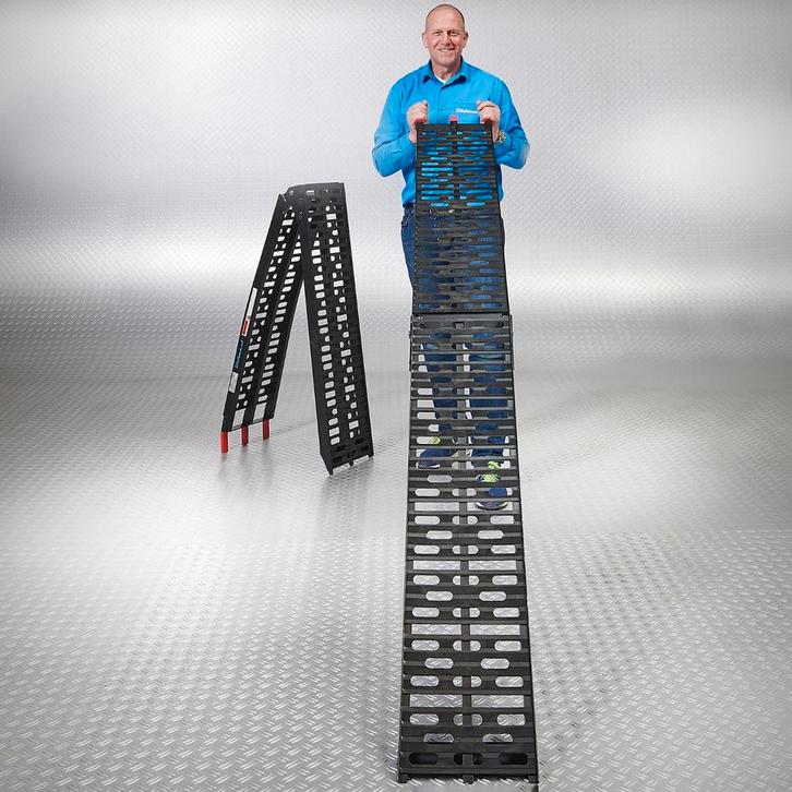 Datona Extra verstevigde oprijplaat voor motoren - 225 cm -, Auto diversen, Auto-accessoires, Ophalen of Verzenden