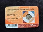 Nederlands-Indië. 1/10 Gulden 1941P in coincard (Zonder