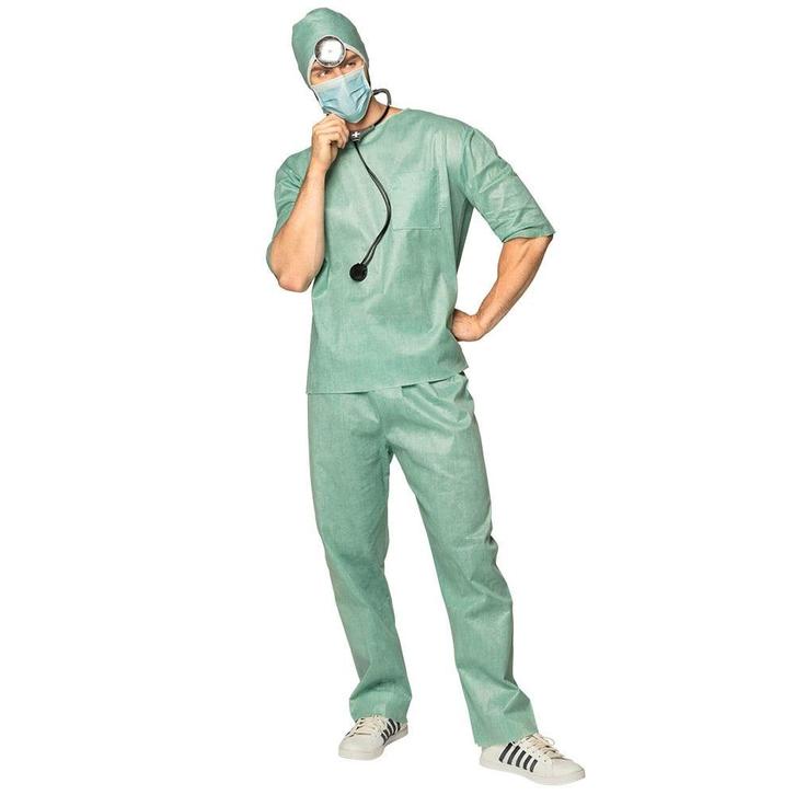 Dokter Kostuum Heren, Kleding | Heren, Carnavalskleding en Feestkleding, Nieuw, Verzenden