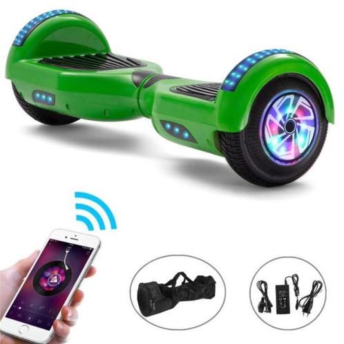Elektrisch E-Scooter Hoverboard met Bluetooth Speaker - 6.5, Vélos & Vélomoteurs, Scooters | Marques Autre, Envoi
